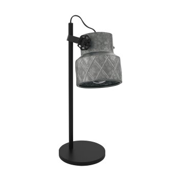 Eglo HILCOTT Lámpara de mesa Negro, 1 luz