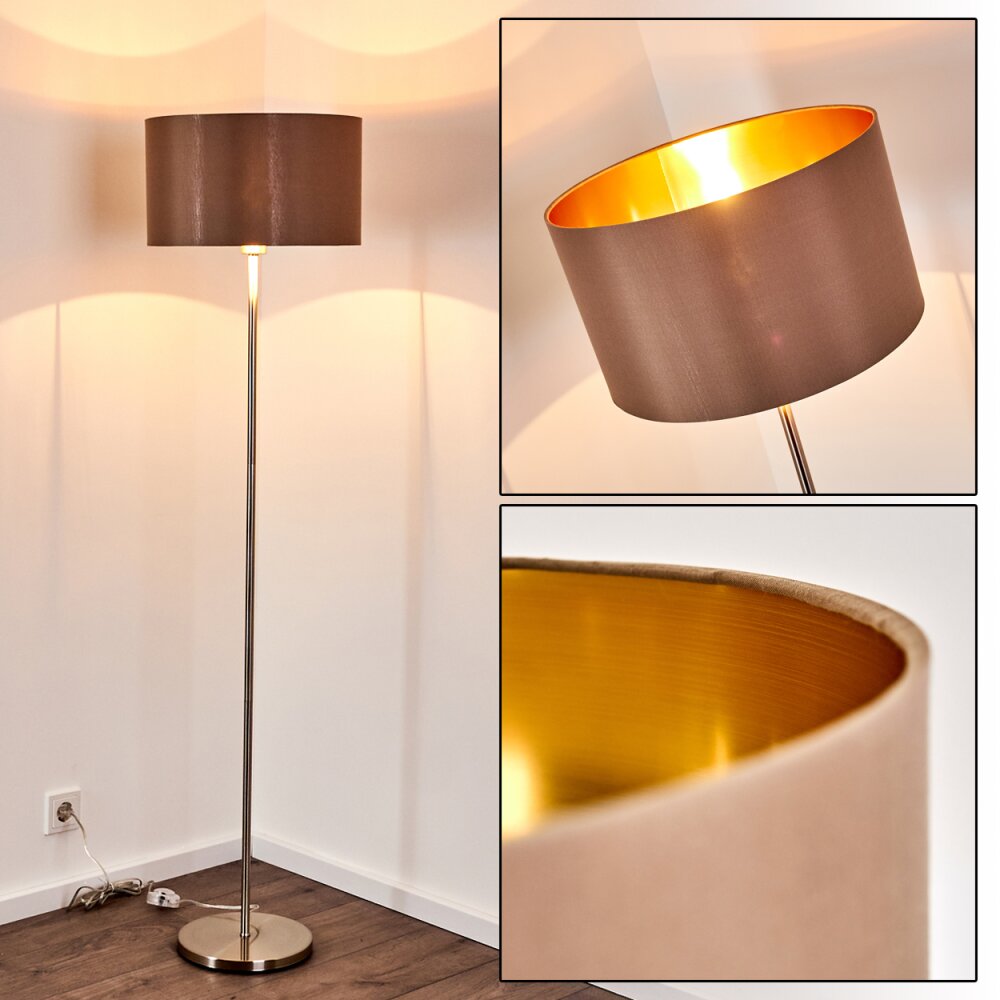 Elsa Lámpara de Pie Níquel-mate, 1 luz main product photo