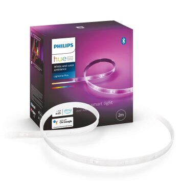 Philips Hue Ambiance White & Color Lightstrip Plus Set básico LED, 1 luz, Cambia de color