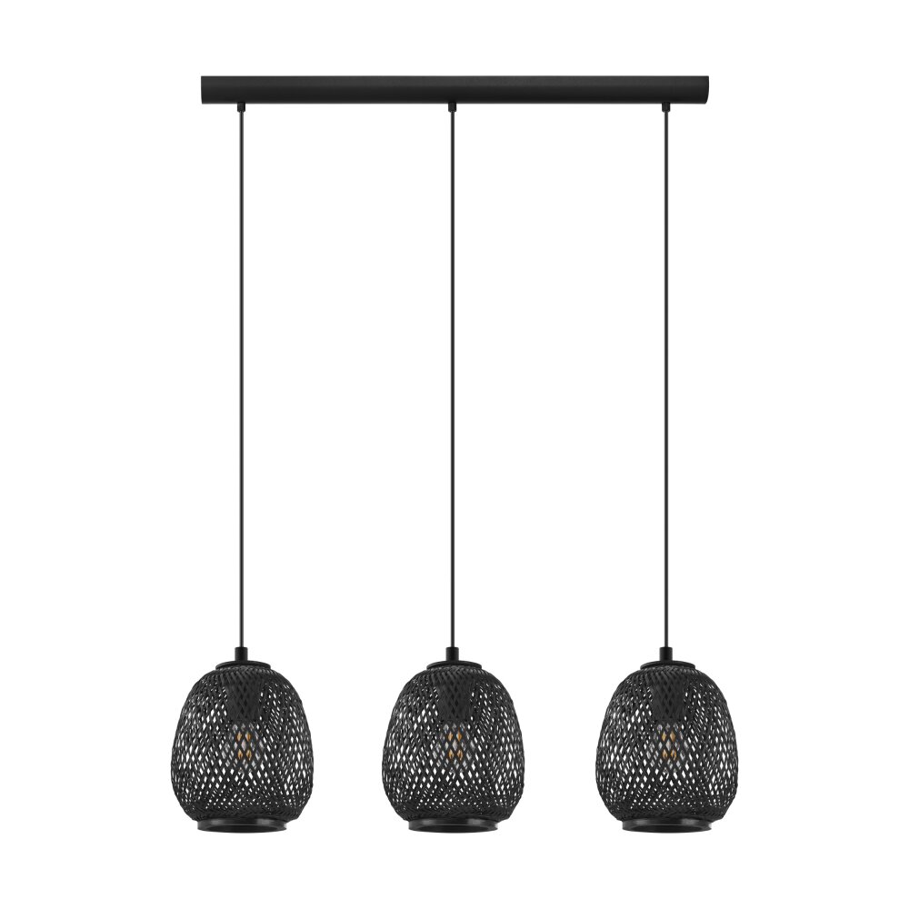 Eglo DEMBLEBY Lámpara Colgante Negro, 3 luces main product photo