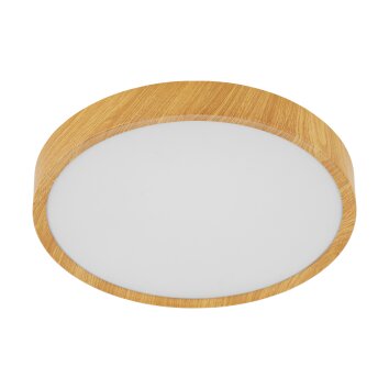 Eglo MUSURITA Lámpara de Techo LED Madera oscura, 1 luz