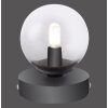 Paul Neuhaus WIDOW Lámpara de mesa LED Níquel-mate, Negro, 1 luz