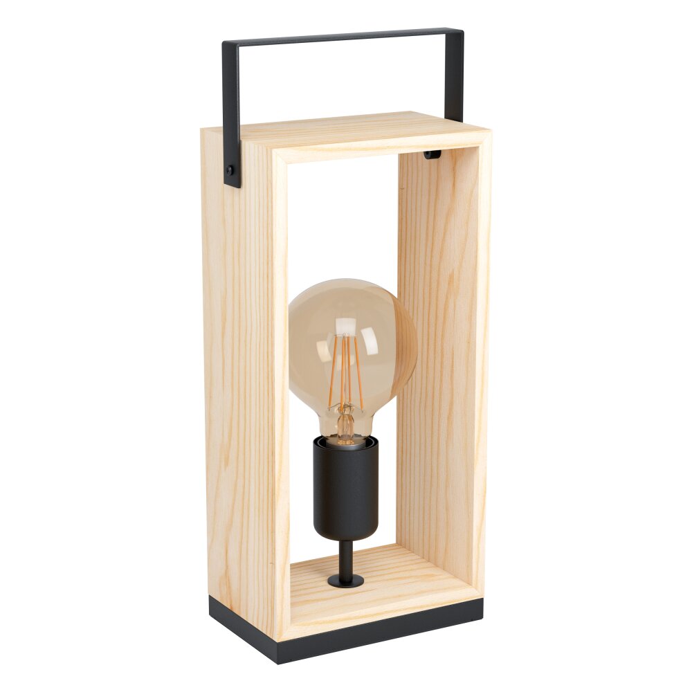 Eglo FAMBOROUGH Lámpara de mesa Marrón, Negro, 1 luz main product photo