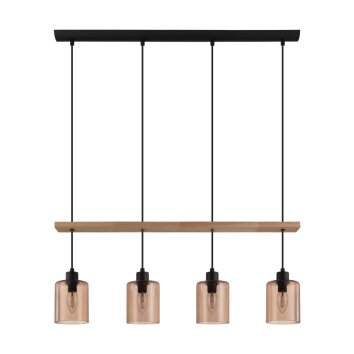 Eglo COOLMONT Lámpara Colgante Colores crema, Negro, 4 luces