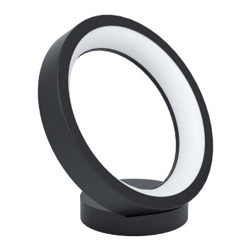 Eglo MARGHERA Lámpara de mesa LED Negro, 1 luz, Cambia de color