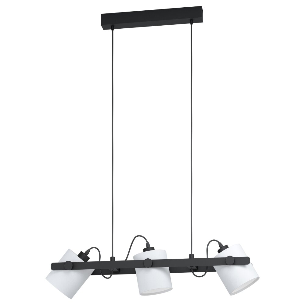 Eglo HORNWOOD Lámpara Colgante Negro, 3 luces main product photo