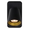 Lucide TURNON Foco de pared LED Negro, 1 luz