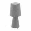 Eglo CARPARA Lámpara de Mesa Gris, 2 luces