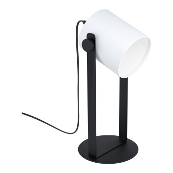 Eglo HORNWOOD Lámpara de mesa Negro, 1 luz