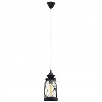 Eglo VINTAGE Lámpara suspendida Negro, 1 luz