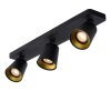 Lucide TURNON Lámpara de Techo LED Negro, 3 luces