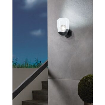 Eglo DONATORI Aplique para exterior Negro, 1 luz