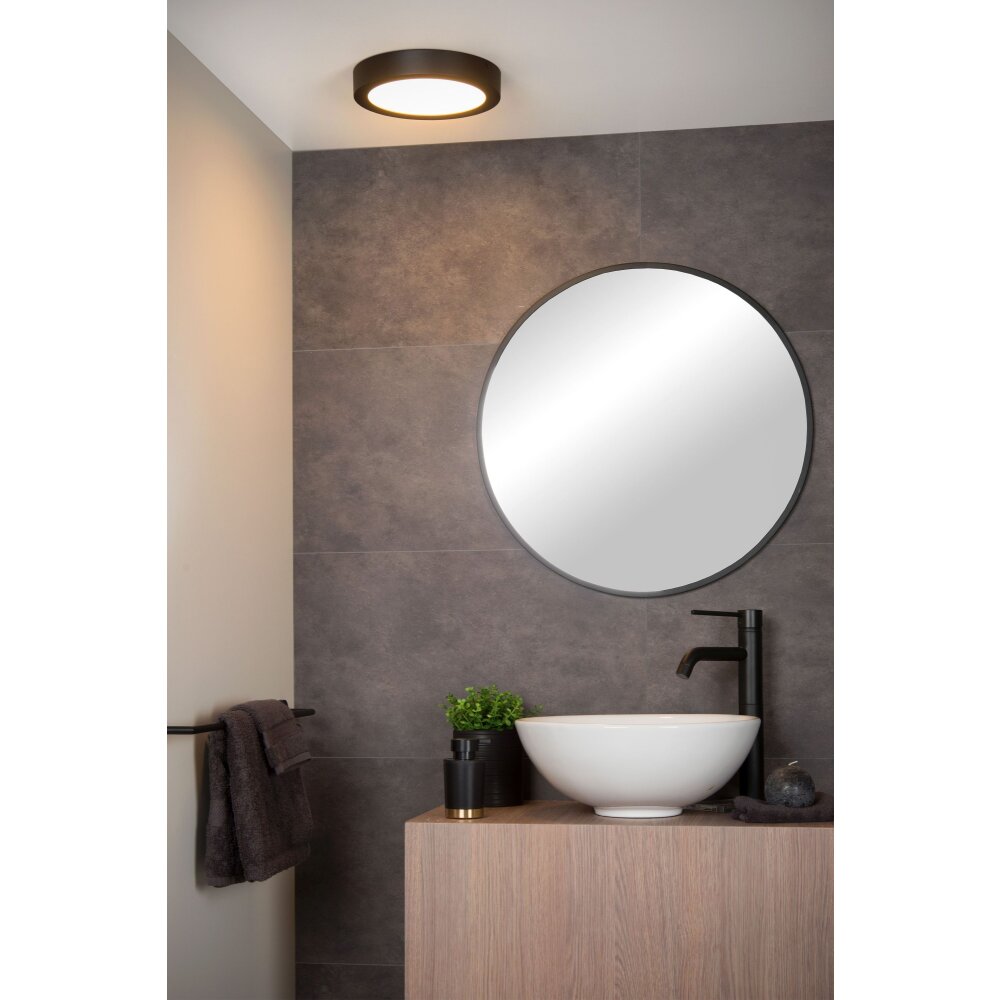 Lucide BRICE Lámpara de Techo LED Negro, 1 luz main product photo