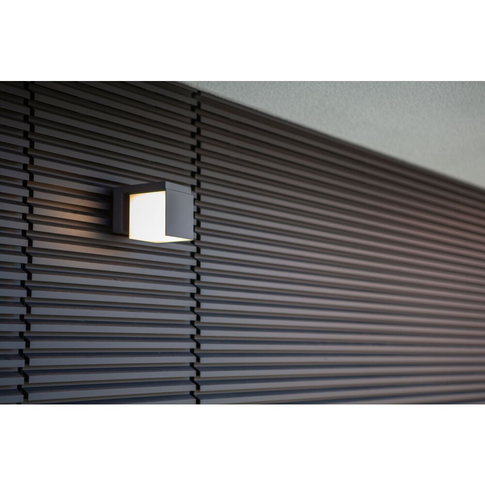 Lutec Cuba Aplique para exterior LED Antracita, 1 luz main product photo