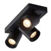 Lucide NIGEL Lámpara de Techo LED Negro, 3 luces