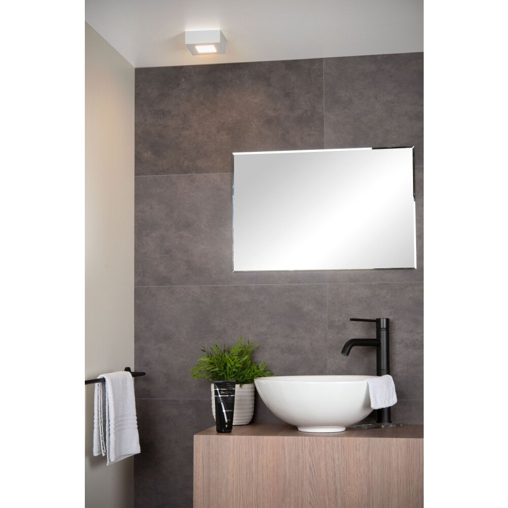 Lucide BRICE Lámpara de Techo LED Blanca, 1 luz main product photo