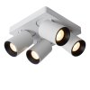 Lucide NIGEL Lámpara de Techo LED Blanca, 4 luces
