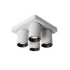Lucide NIGEL Lámpara de Techo LED Blanca, 4 luces