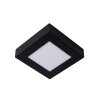 Lucide BRICE Lámpara de Techo LED Negro, 1 luz