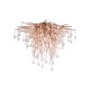Paul Neuhaus ICICLE Lámpara de Techo Latón antiguo, 9 luces