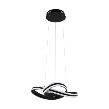 Eglo CORREDERA Lámpara Colgante LED Negro, 2 luces