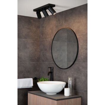Lucide TAYLOR Lámpara de Techo LED Negro, 3 luces