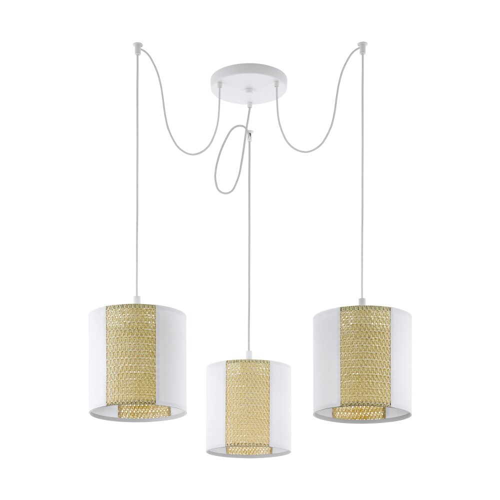Eglo ARNHEM Lámpara Colgante Blanca, 3 luces main product photo