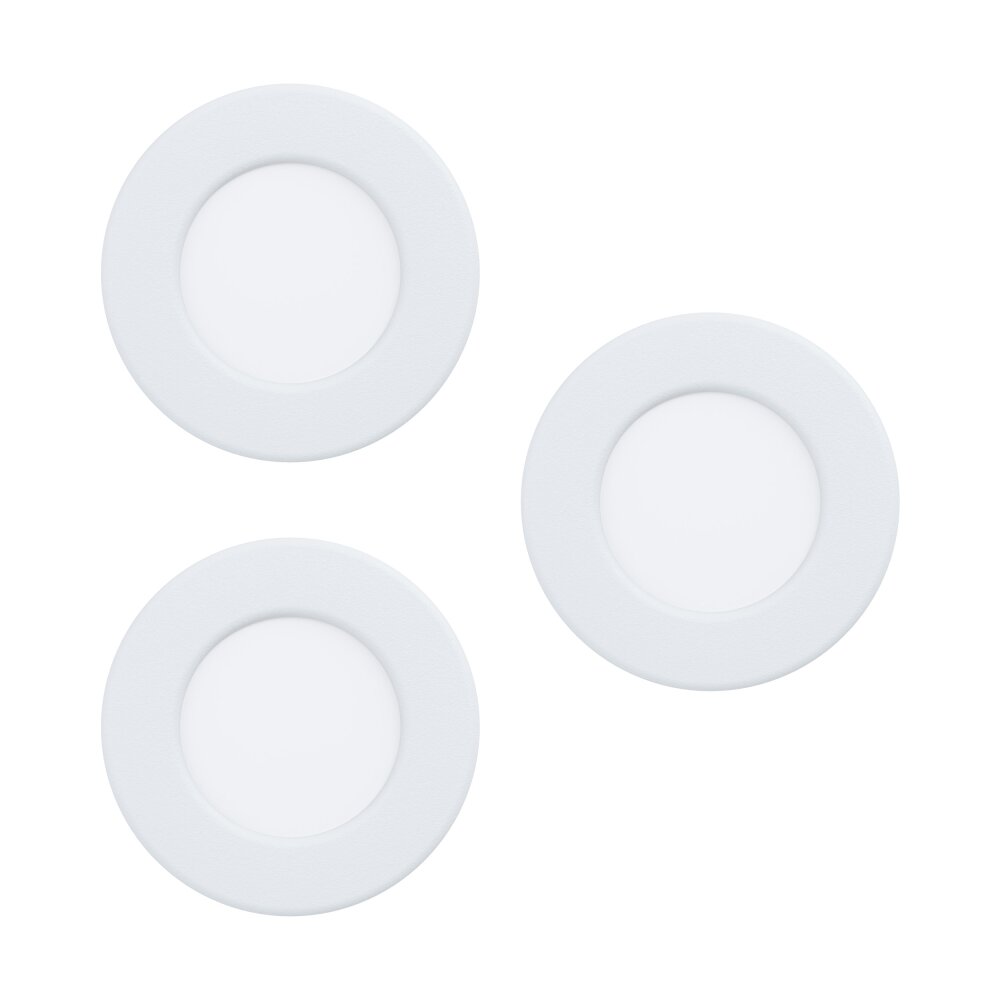 Eglo FUEVA Lámpara empotrable LED Blanca, 3 luces main product photo