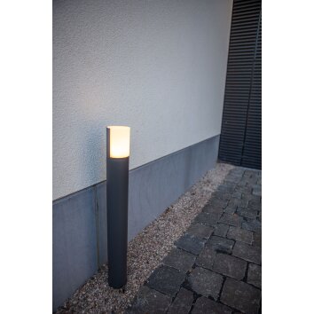 Lutec Cyra Poste de Jardín LED Antracita, 1 luz