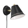 Nordlux PINE Aplique Negro, 1 luz