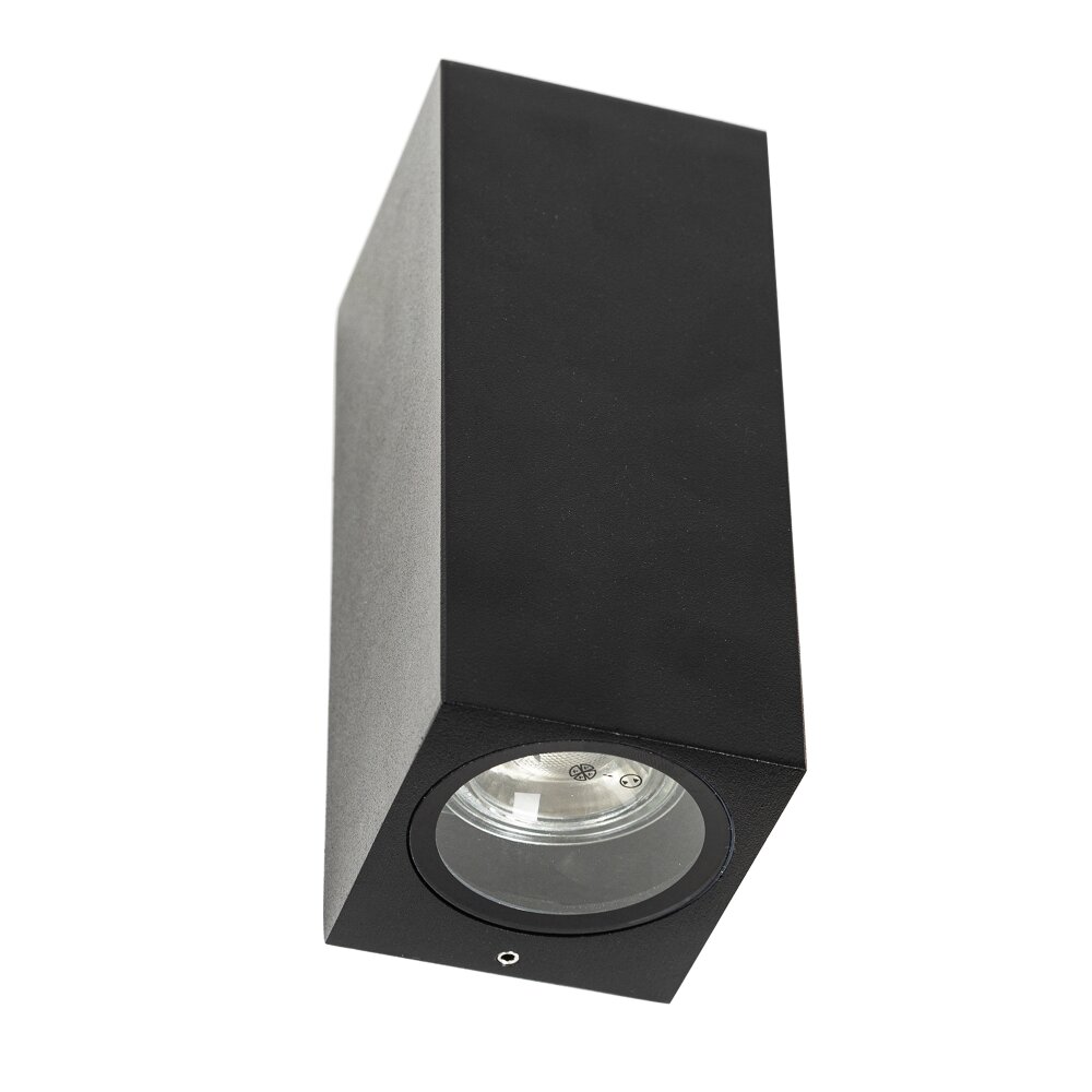 KS Verlichting Geo Aplique para exterior Negro, 2 luces main product photo