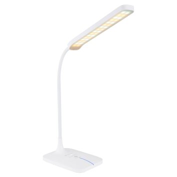Globo URANO Lámpara de mesa LED Blanca, 1 luz