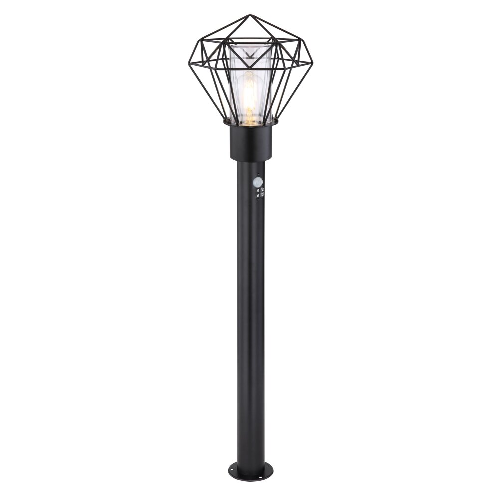 Globo HORACE Lámpara para exterior Negro, 1 luz, Sensor de movimiento main product photo