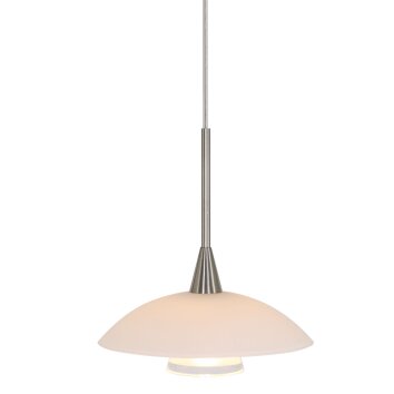 Steinhauer Tallerken Lámpara Colgante LED Acero inoxidable, Blanca, 1 luz
