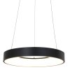 Steinhauer Ringlede Lámpara Colgante Negro, Blanca, 1 luz