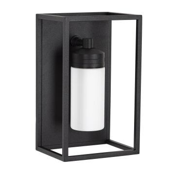 KS Verlichting Hudson Aplique para exterior Negro, 1 luz