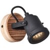 Brilliant Inge Proyector Madera oscura, 1 luz