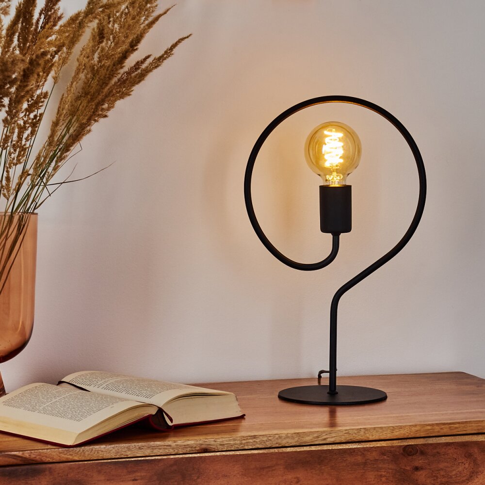 Mialo Lámpara de mesa Negro, 1 luz main product photo
