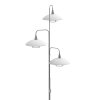 Steinhauer Tallerken Lámpara de Pie LED Acero inoxidable, Blanca, 3 luces