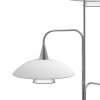 Steinhauer Tallerken Lámpara de Pie LED Acero inoxidable, Blanca, 3 luces