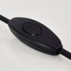 Hora Lámpara de Mesa Negro, 1 luz