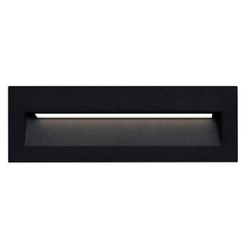 KS Verlichting Slice Aplique para exterior LED Negro, 1 luz