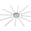 Paul Neuhaus Q-SUNSHINE Lámpara de Techo LED Aluminio, 12 luces, Mando a distancia