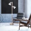 Steinhauer Gearwood Lámpara de Pie Madera oscura, Blanca, 1 luz