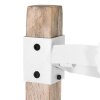 Steinhauer Gearwood Lámpara de Pie Madera oscura, Blanca, 1 luz