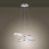 Paul Neuhaus Q-VITO Lámpara Colgante LED Plata, 2 luces, Mando a distancia
