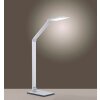 Paul Neuhaus Q-HANNES Lámpara de mesa LED Plata, 1 luz, Mando a distancia