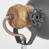 Banjul Lámpara de Techo Gris, Madera clara, 2 luces