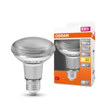 Osram LED E27 9,1 Watt 2700 Kelvin 670 Lúmenes