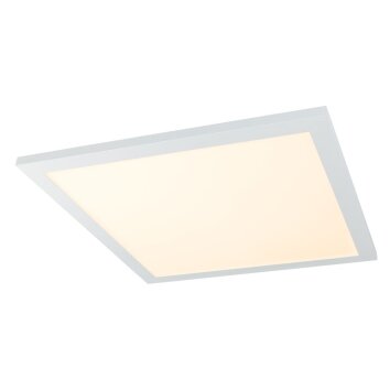 Globo ROSI Lámpara de Techo LED Blanca, 1 luz, Mando a distancia, Cambia de color